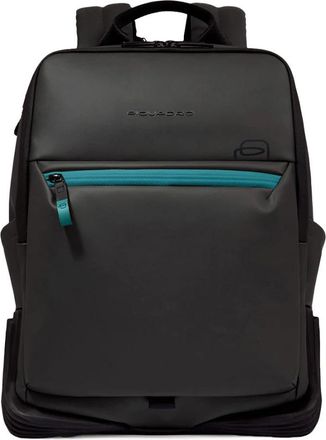 Piquadro Computer 14 Rugzak - Heren - Rugzakken - Zwart - ONE Size - Leer - Tassen