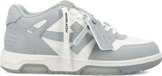 Off-white Low-Top Sneakers with Distinctive Arrow Motif and Translucent Air Cushion