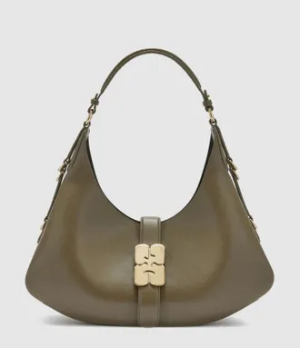 Ganni Sac Kat Small Butter Military Olive
