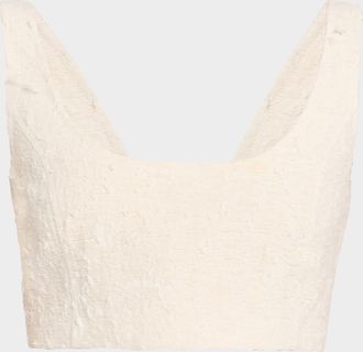 Frame Denim The Jacquard Crop Top