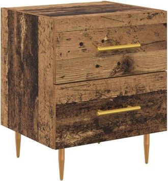 vidaXL Armario de Noche con cajón Madera Vieja 40 x 35 x 47,5 cm vidaXL
