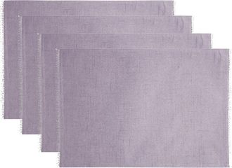 Lenox Set Of 4 French Perle Solid Placemats