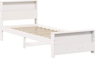 vidaXL Vidaxl - Estructura De Cama Blanco 80 X 200 Cm Madera Maciza De Pino