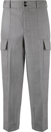 PT01 Wool Cargo Pants - Heren - Vrijetijds broeken - Grijs - W36 - Wol - Broeken