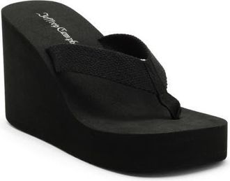 Jeffrey Campbell Astria Platform Wedge Sandal in Black at Nordstrom, Size 7.5