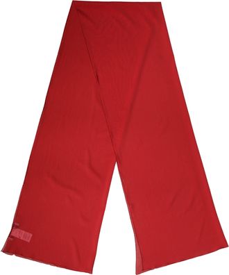 Dolce & Gabbana Red Silk Neck Wrap Shawl Women Stole 200cm x 64cm Womens Scarf