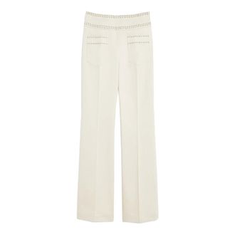 Max Mara Mujer, Pantalones, Beige, Talla: 2XS