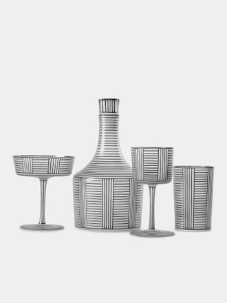 Lobmeyr Series B Hand-Painted Crystal Collection