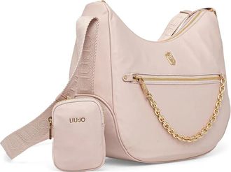 Liu Jo Schoudertas met logoplakkaat - Roze