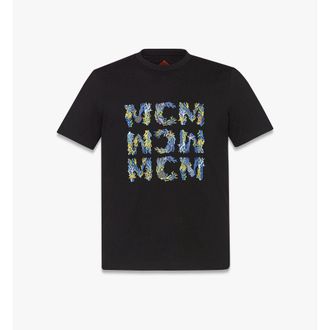MCM Aquatic Logo T-shirt In Organic Cotton