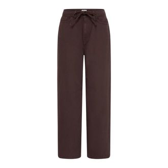 Ichi Vaqueros anchos - Jeans - Mujer - Marr&oacute;n - W27 L32