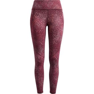 Sweaty Betty Power 7/8 Workout Pocket Leggings in Red Dot Terrain Print at Nordstrom, Size X-Small