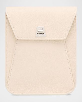 Akris Anouk Mini Leather Messenger Bag