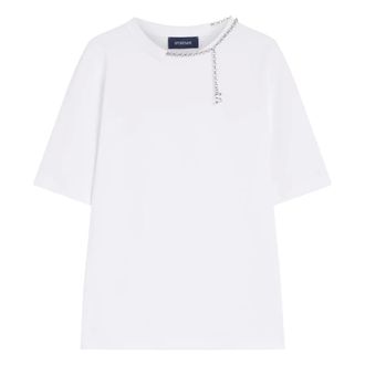 Sportmax Sportmax, T-Shirts, female, White, Size: M Oblato T-shirt