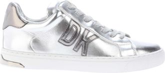 DKNY Dames/Dames Abeni Leren Veterschoenen (Zilver)