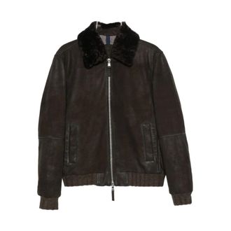 The Jack Leathers Heren, Jassen, Bruin, Maat: XL Leer