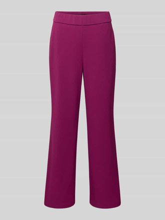 Zero Stoffhose mit franz&ouml;sischen Eingrifftaschen in Violett, Gr&ouml;&szlig;e 34