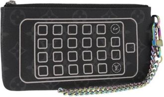 Louis Vuitton Pre-owned Clutches, female, Black, Size: ONE SIZE Pre-owned Vintage Canvas Clutch