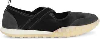 Jil Sander Moon Suede Ballet Flats