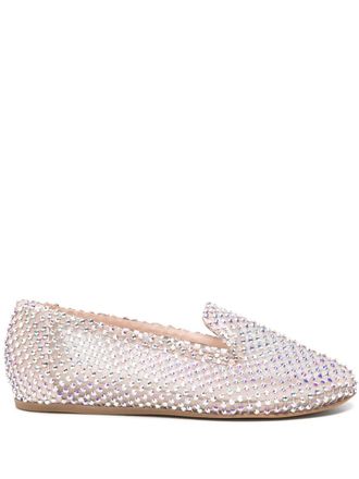 Le Silla Slippers Gilda con cristalli - Toni neutri