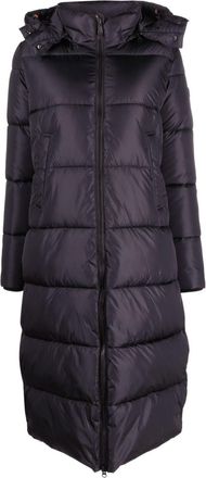 Save The Duck Colette quilted hooded jacket - women - Nylon/Polyester/Recycled Polyester - 2 - Black