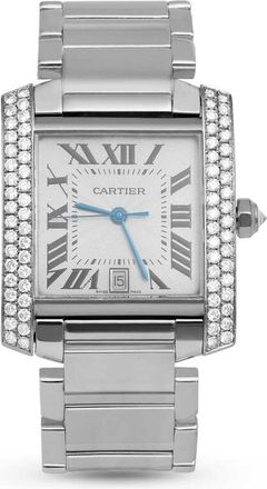 Cartier Pre-owned Cartier Tank Franaise White Dial Ladies Watch 2366