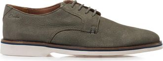 Clarks Malwood Plain Heren Schoenen - Heren - Veterschoenen - Groen - 41 EU - Schoenen