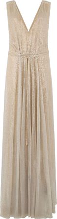 Valentino Garavani Long Elegant Dress With V-neckline