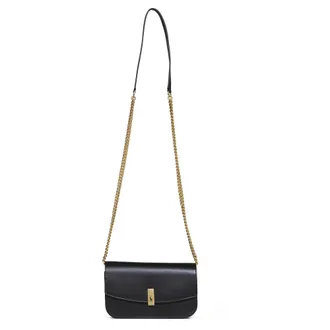 Polo Ralph Lauren Tassen, Dames, Blauw, ONE Size, Leer, ID Collection Small Crossbody
