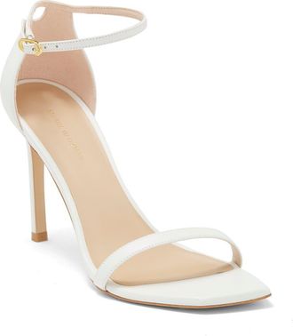 Stuart Weitzman Amelina Heeled Sandal in White at Nordstrom Rack, Size 9.5