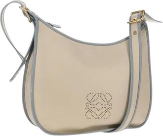 Loewe Pre-owned Leren Schoudertas - Dames - Vintage Schoudertas - Beige - ONE Size - Leer - Vintage