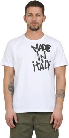 Dondup Hombre, Camisetas, Blanco, Talla: L