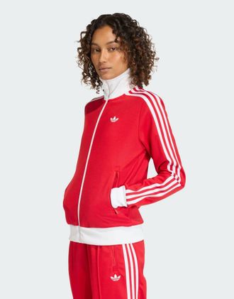 adidas Originals Classic - Top sportivo in better scarlet/bianco-Rosso