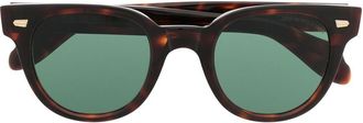 Cutler and Gross tortoiseshell effect sunglasses - unisex - Acetate - 49 - Brown