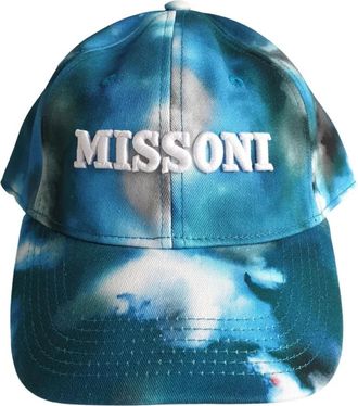 Missoni Multicolor Katoenen Baseball Cap Ai 23 - Dames - Petten - Veelkleurig - ONE Size - Katoen - Accessoires
