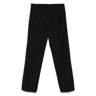 Prada Triangle-logo Wool Trousers