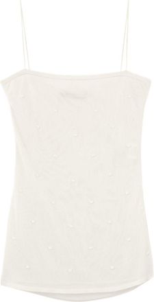 Jacquemus Square Neck Spaghetti Strap Top