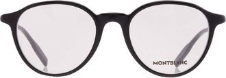 Montblanc Demo Round Mens Eyeglasses MB0291O 001 50