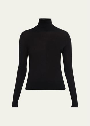 Nili Lotan Larkin Merino Wool Turtleneck Sweater
