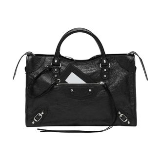 Balenciaga Le City Medium Bag - female - Balenciaga - Handbags - Black - ONE SIZE - Bags