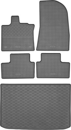 OEM Juego De Alfombrillas De Goma Para Renault Captur Ii Suv A Partir De Enero De 2020 + Alfombrilla Para El Maletero