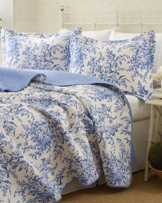 Laura Ashley Bedford Quilt Set