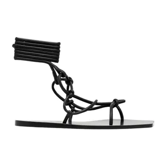 Rick Owens Penta Flat Sandali - - Shoes - Donna - Nero - 37 EU