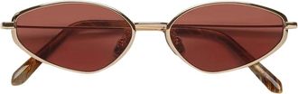 Retro Superfuture Zyra Zonnebrillen - unisex - Zonnebrillen - Geel - 58 MM - Accessoires