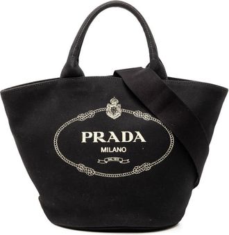 Prada Pre-owned Prada Canvas Canapa Logo Satchel Ladies MKIHSSS1BSA18YX9