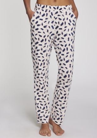 s.Oliver Pyjamahose S.OLIVER, Damen, Gr. 32/34, N-Gr, rosa, gemustert, Single Jersey, Obermaterial: 50% Baumwolle, 50% Viskose, gemustert, Hosen Pyjamahose, mi