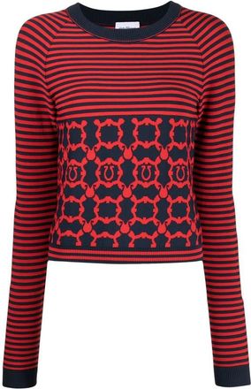 Ferragamo Long Sleeves Round-Neck