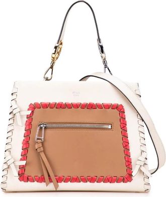 Fendi Pre-owned Tote Bags, female, Brown, Size: ONE SIZE Pre-owned Leather Handbag