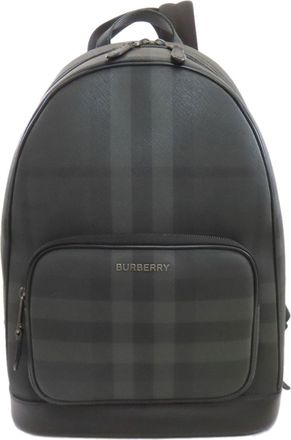 Burberry Black Pvc Backpack (Pre-Owned)