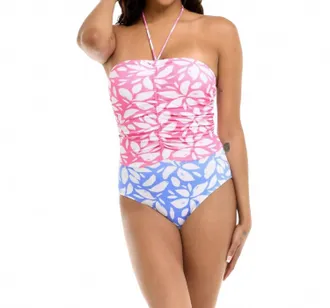 Body Glove Petals Julia One Piece Swimsuit In Periwinkle